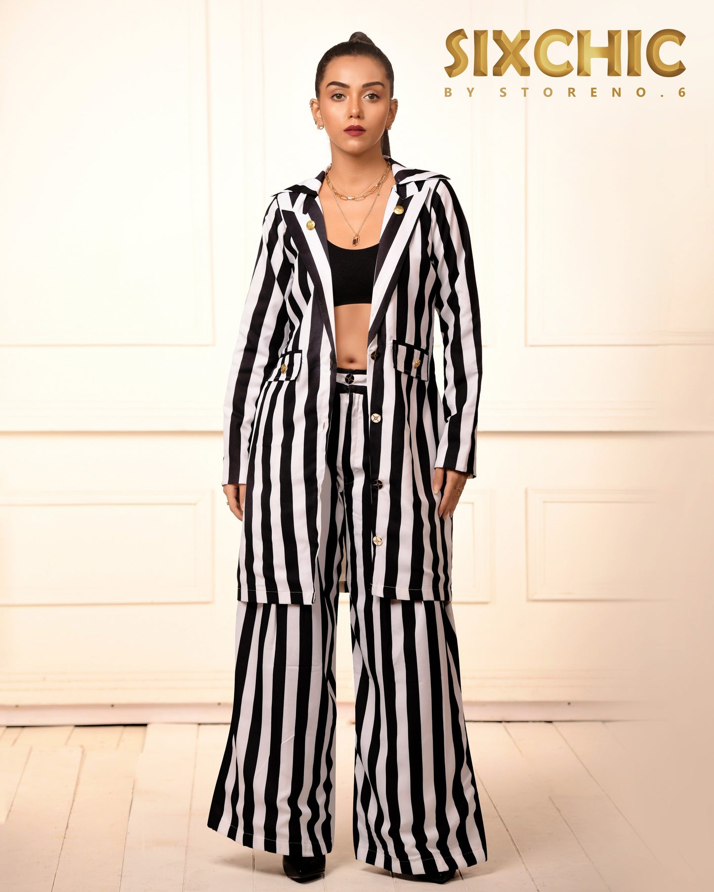 STRIPE SHOW CO-ORD SET