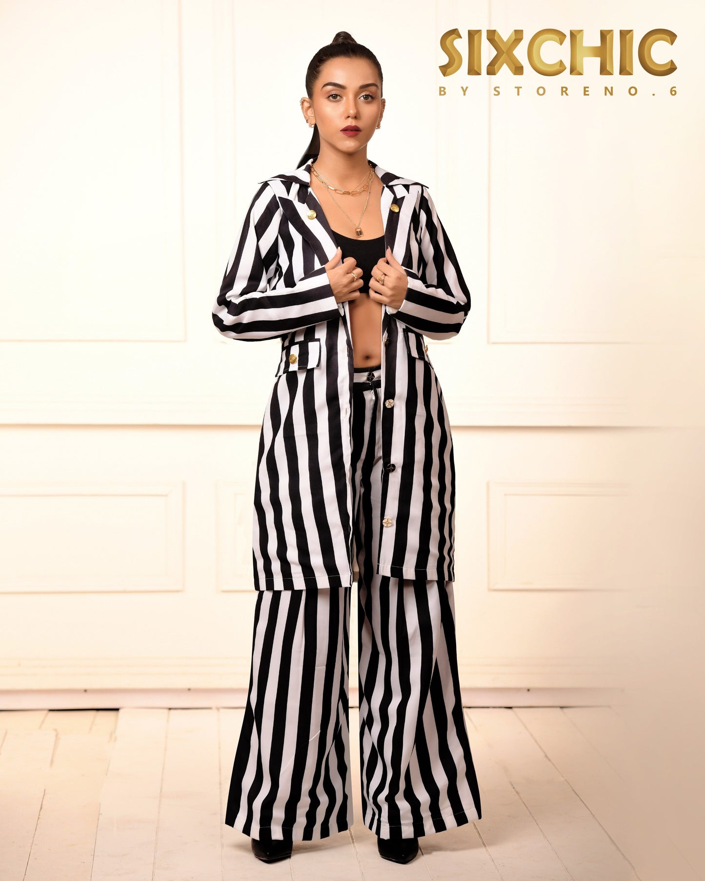 STRIPE SHOW CO-ORD SET