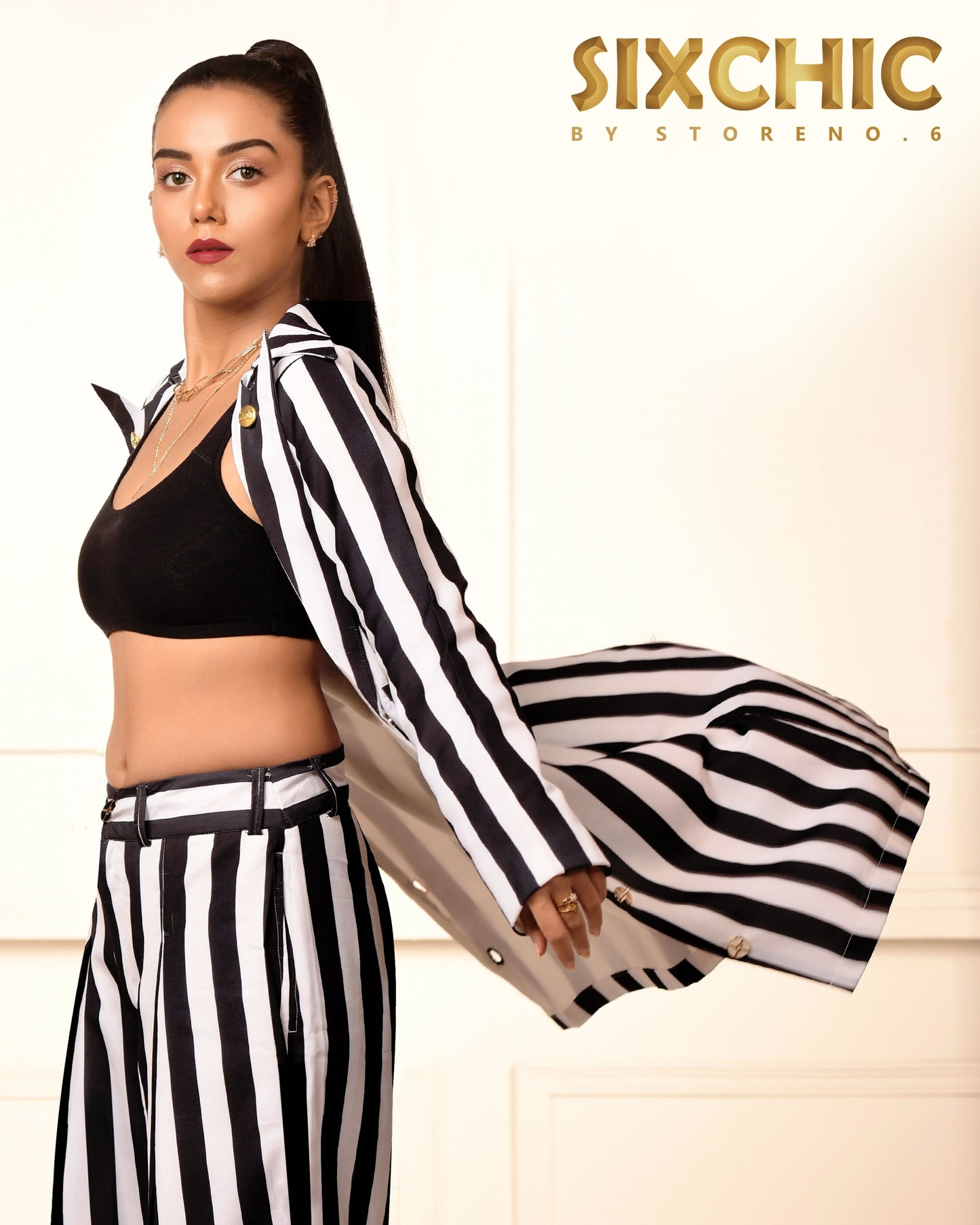 STRIPE SHOW CO-ORD SET