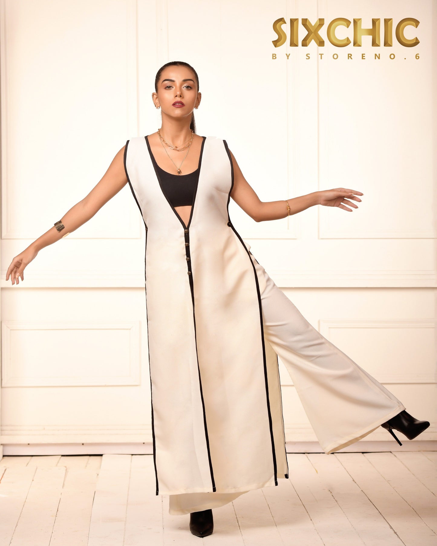 CREAM CAPPELLA TROUSERS