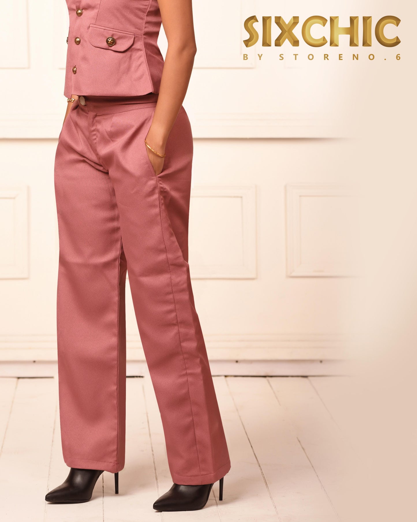 MAUVE MAIDEN WAISTCOAT WITH MAUVE MAIDEN TROUSERS