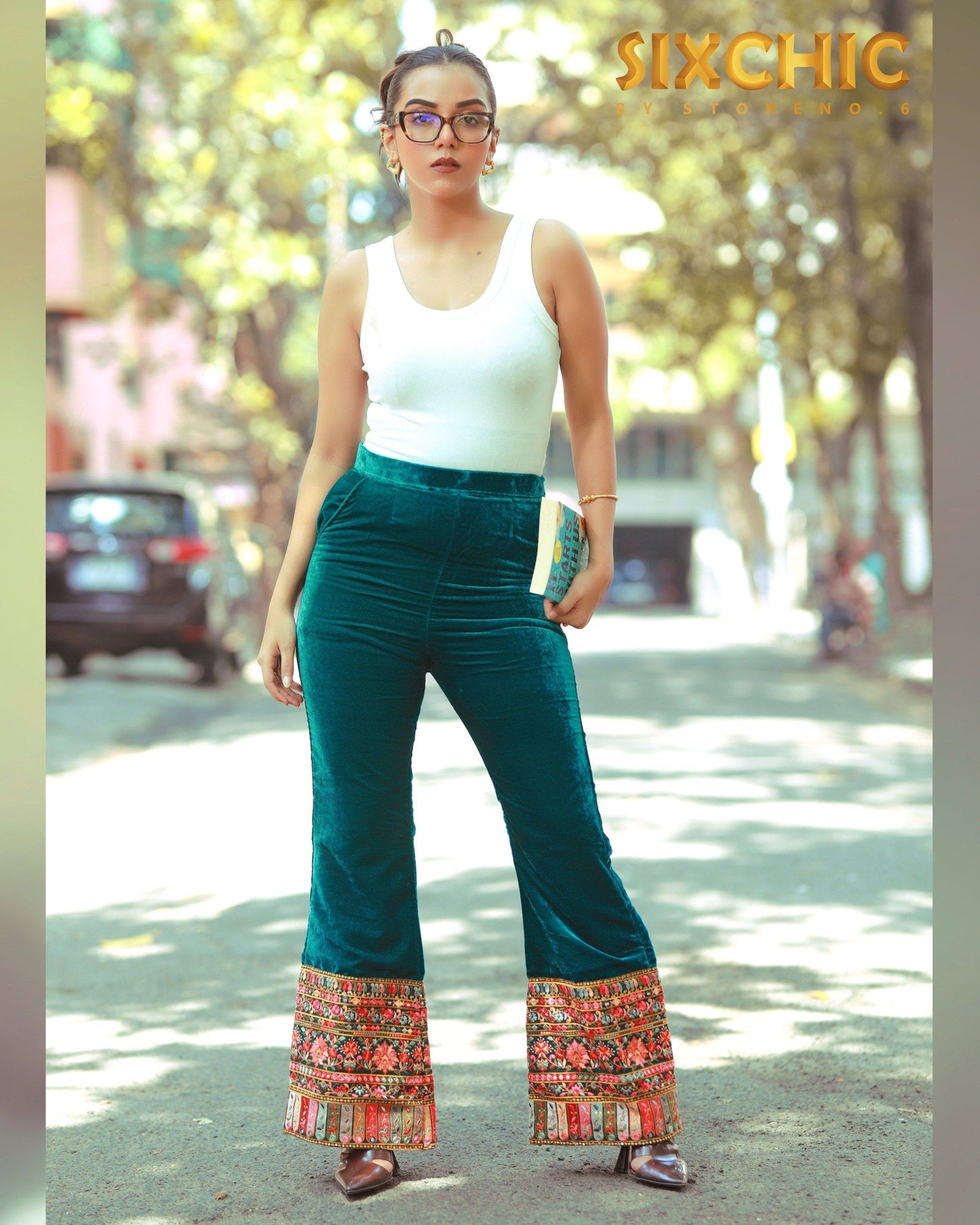 SIXCHIC MISS MARINE TROUSERS