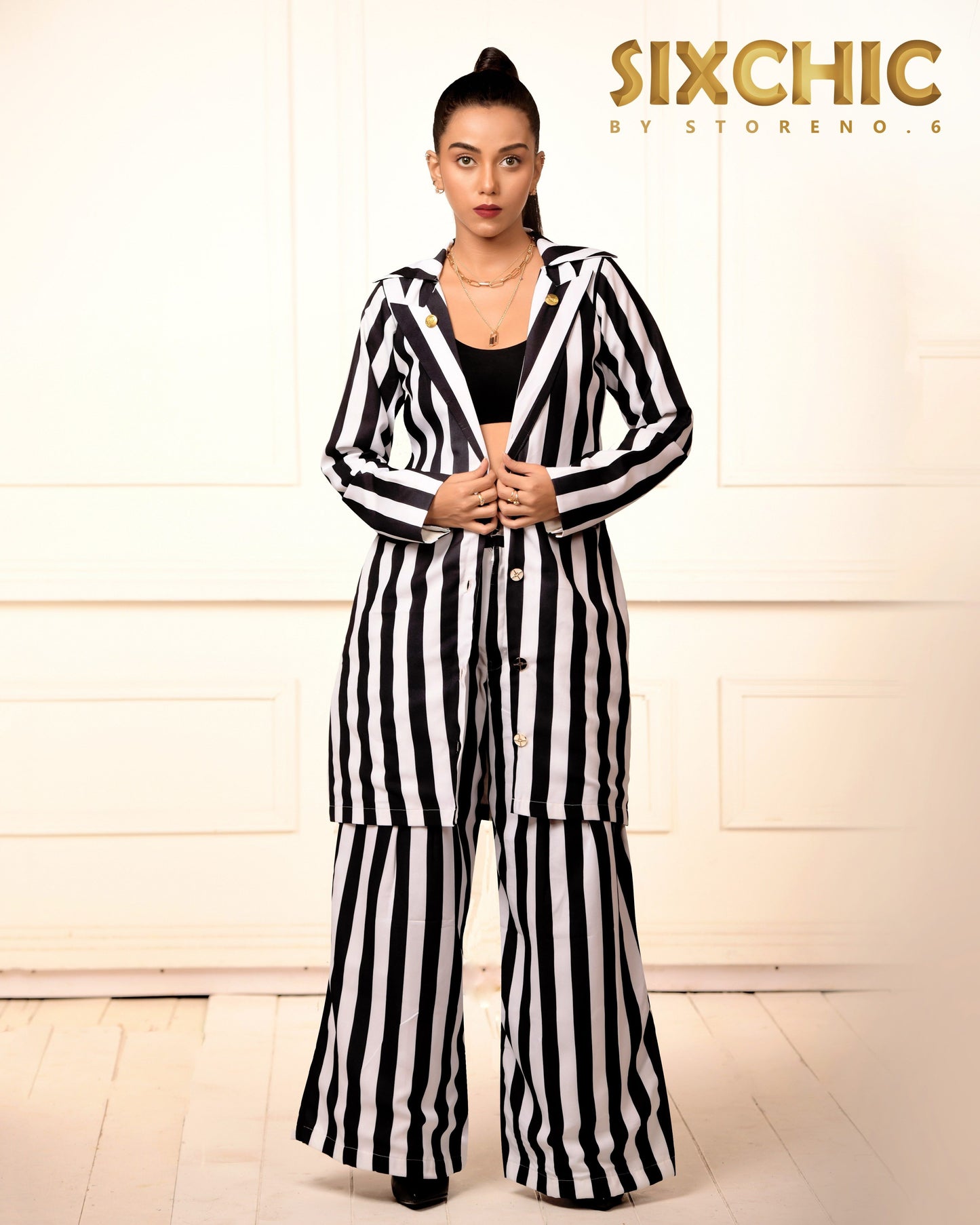 STRIPE SHOW CO-ORD SET