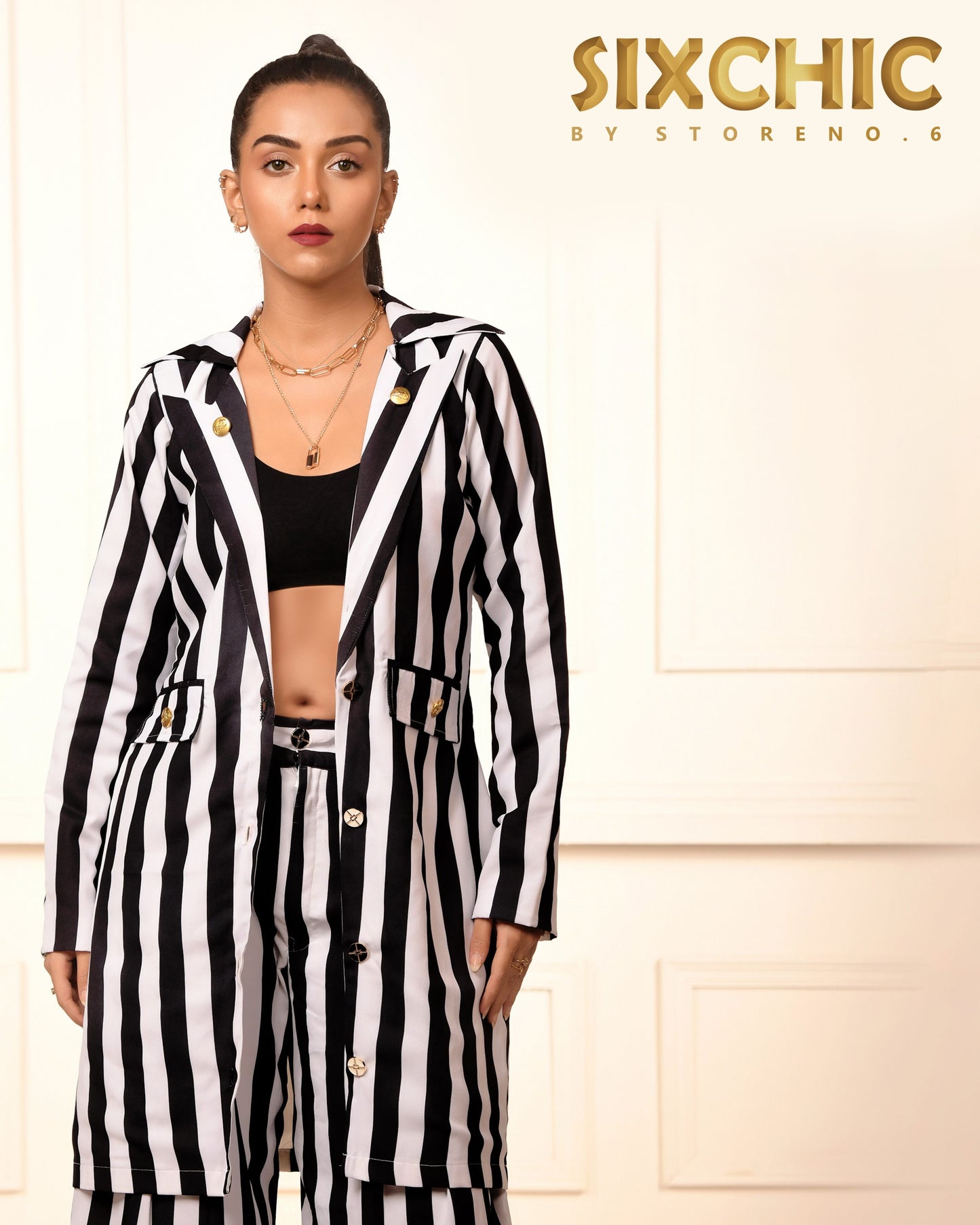 STRIPE SHOW CO-ORD SET